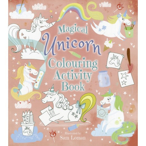 Magical Unicorn Colouring Activity Book by Lisa Regan