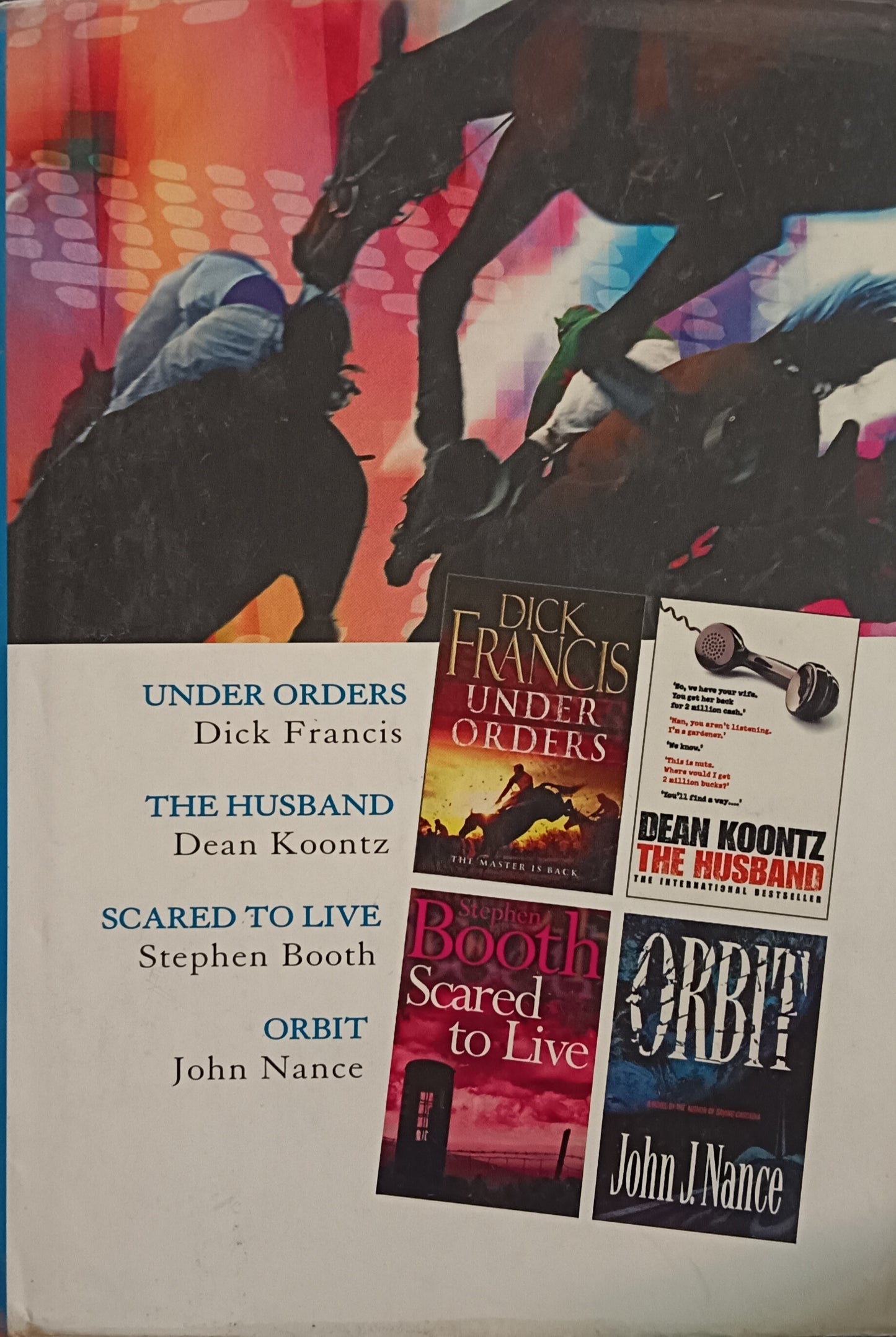 Under Orders Dick Francis Readerd Digest Select Editions