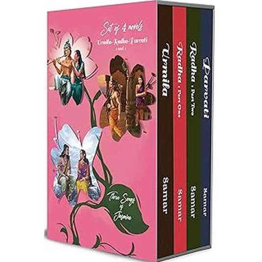 Samar set of 4 Books English Radha Part 1 & 2 Urmila, Parvati By Samar (English)