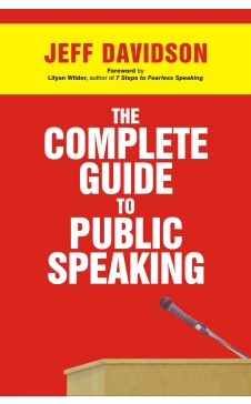 THE COMPLETE GUIDE TO PUBLIC SPEAKING Author : Jeff Davidson