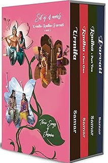 Samar set of 4 Books English Radha Part 1 & 2 Urmila, Parvati By Samar (English)